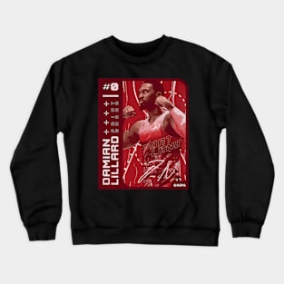 Damian Lillard Portland Card Crewneck Sweatshirt